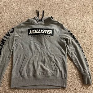 Gray Hollister hoodie